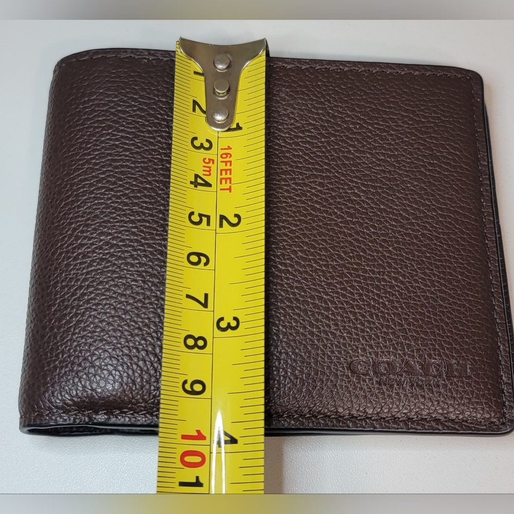 COACH Brown Leather Wallet - Picture 12 of 12